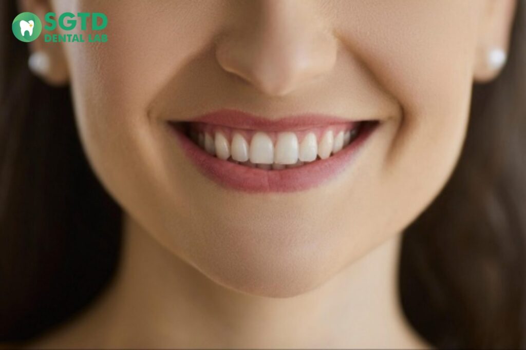 Patient with automated CAD/CAM teeth.