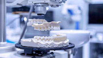 Modern dental lab using CAD/CAM at SGTD.